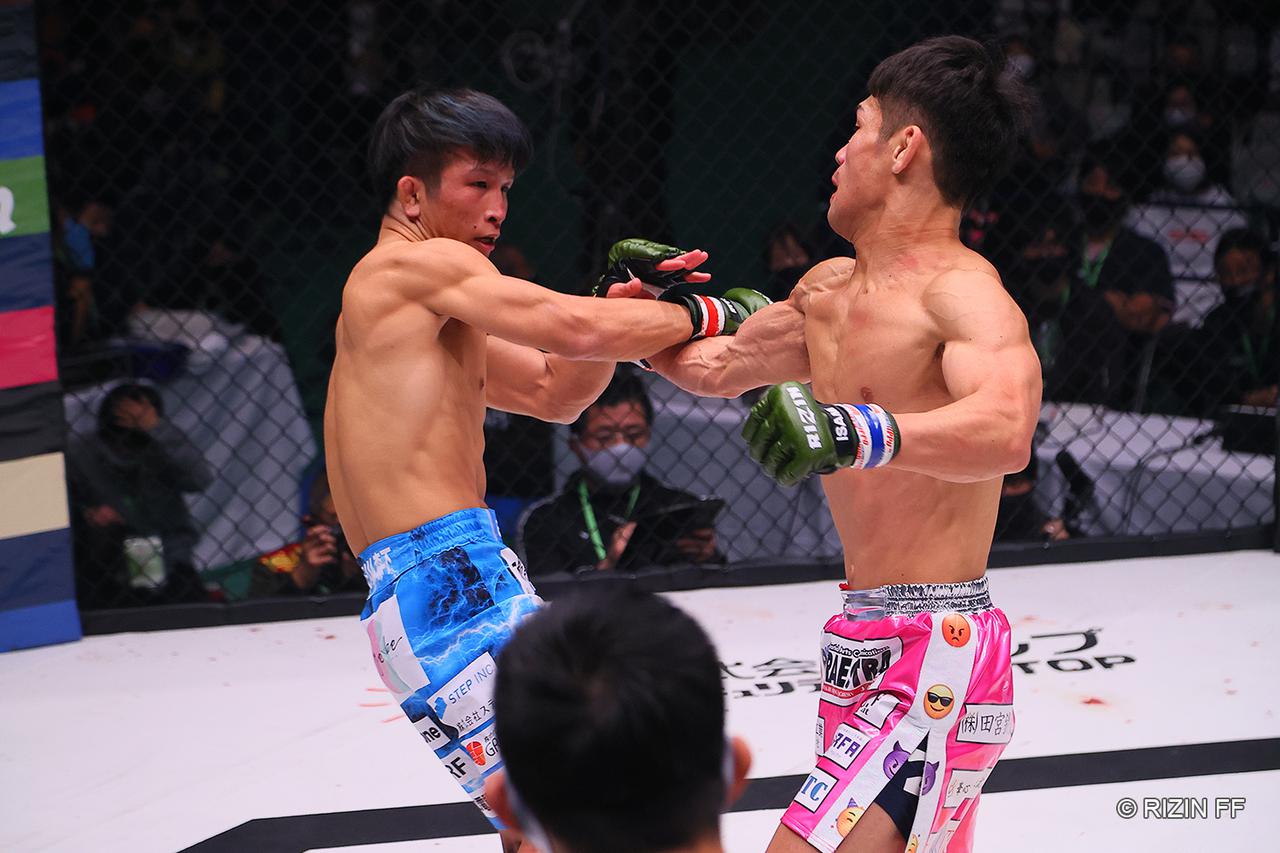 【試合結果】RIZIN TRIGGER 1st 第9試合/竿本樹生 vs. 松場貴志 RIZIN FIGHTING FEDERATION