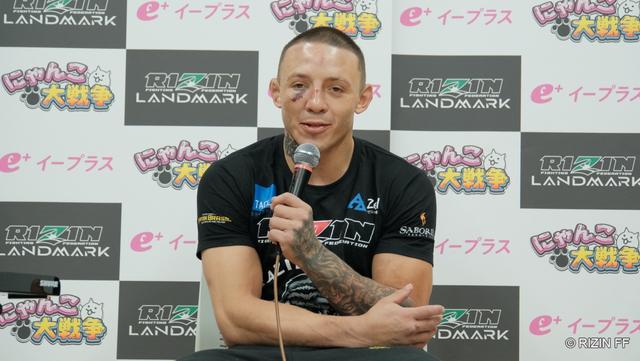 ルイス・グスタボ、堀江圭功 RIZIN LANDMARK 8 in SAGA 試合後