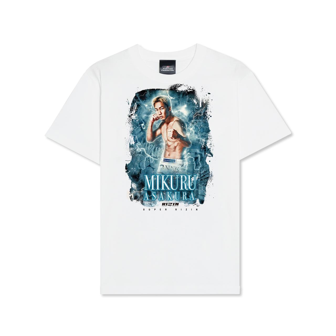 画像: RIZIN 朝倉未来 応援 BLUE Tシャツ shop.rizinff.com