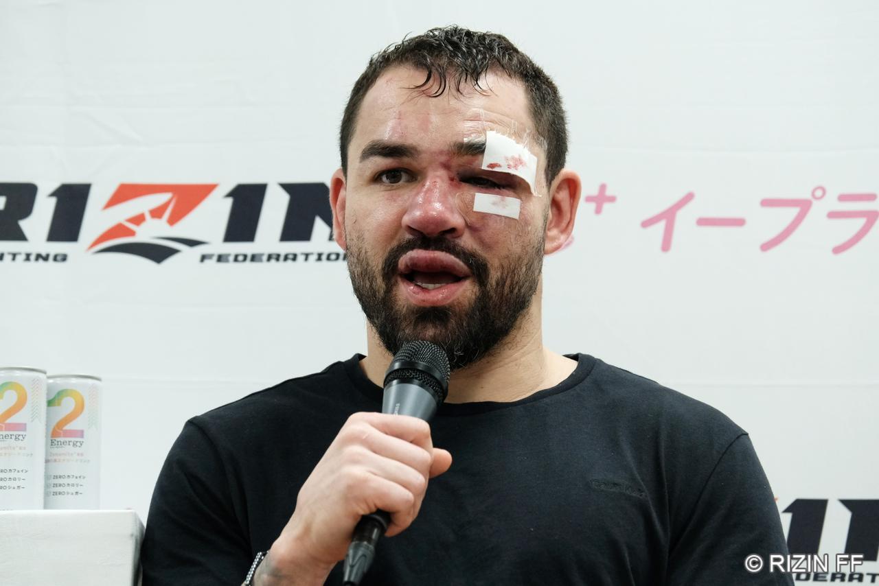 画像: パトリッキー・ピットブル「ここで戦い続けたい、野村選手にもリベンジ、再戦したい」