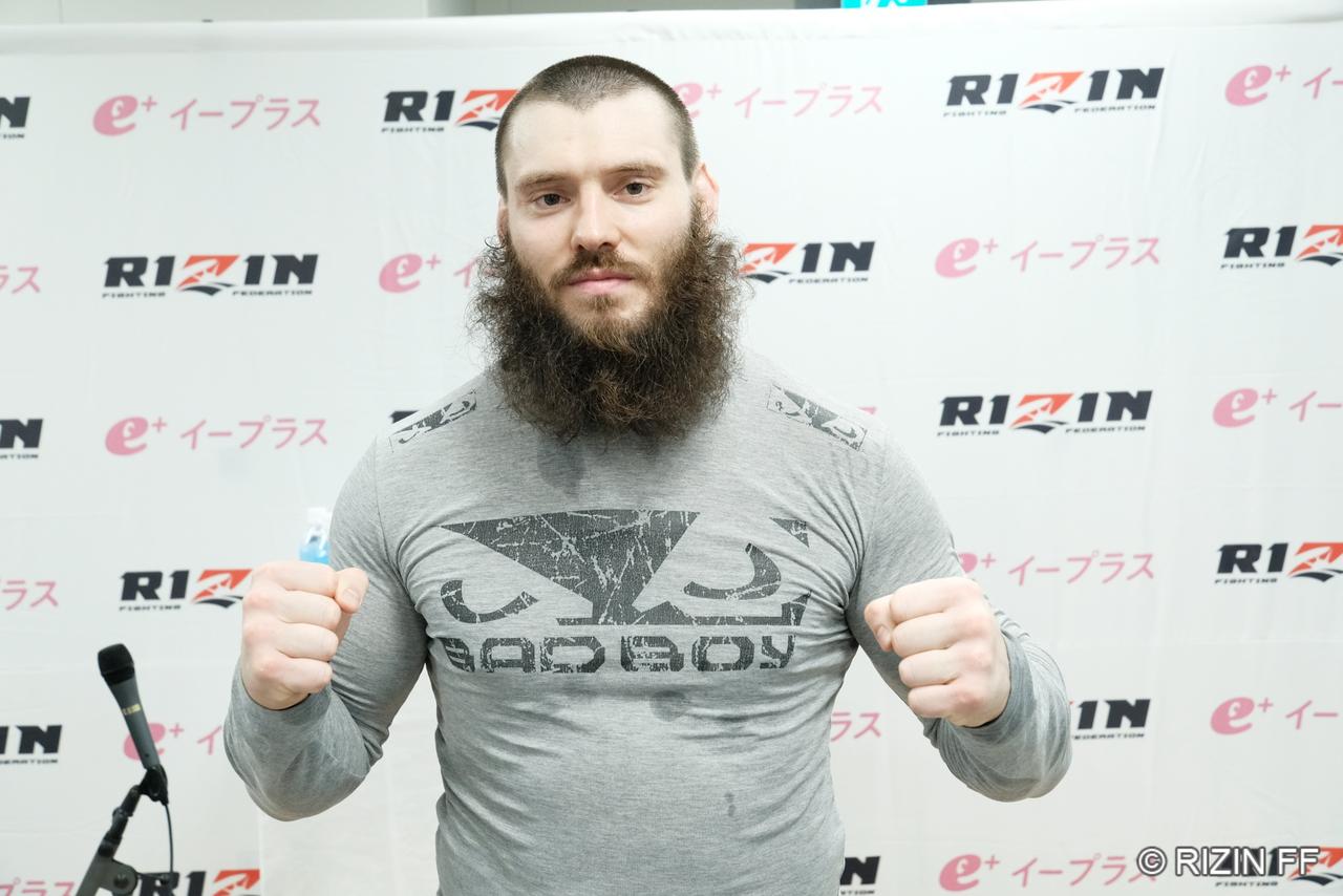 画像: アレクサンダー・ソルダトキン「必ず勝ってベルトを取りたいです」