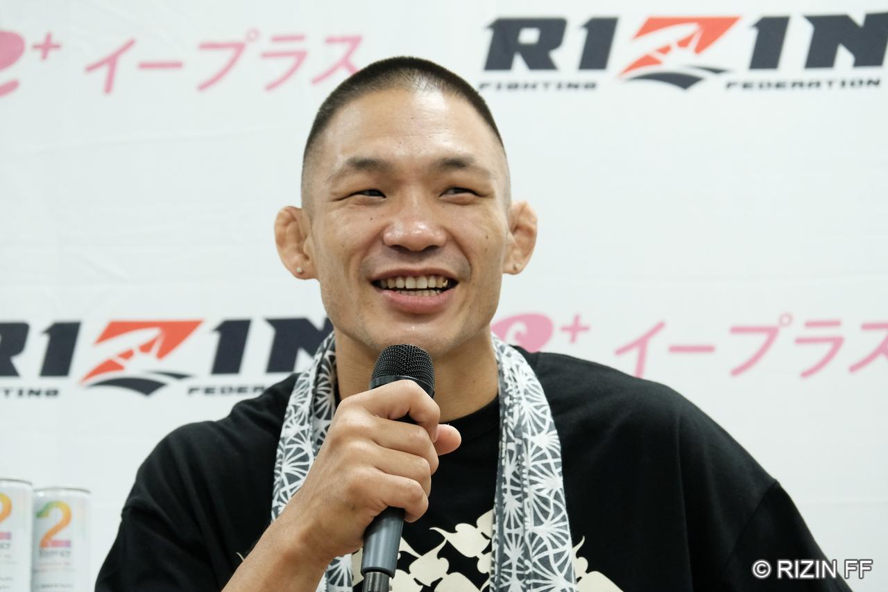 画像1: 安藤達也「RIZINに来てベルト巻くのが目標」