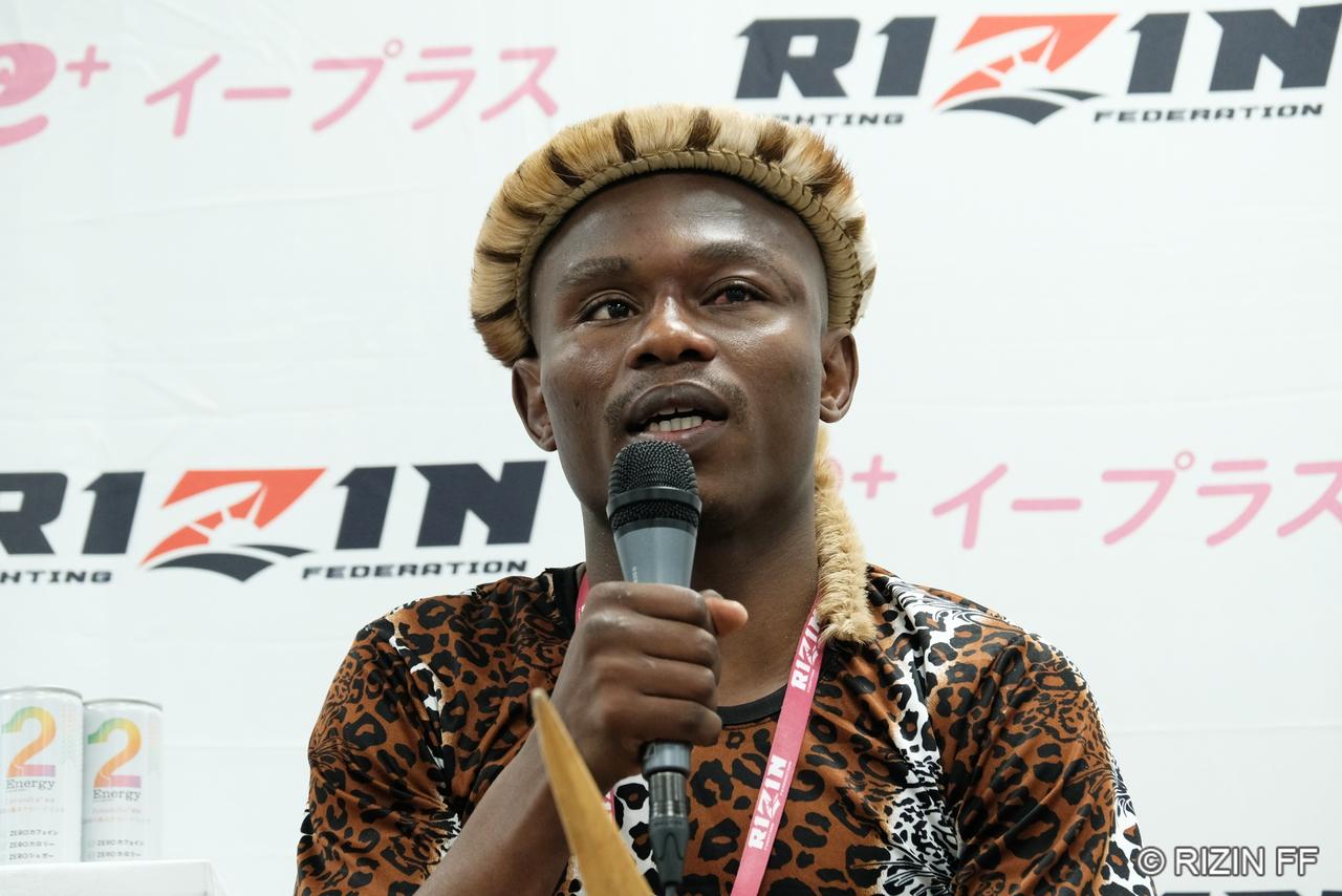 画像: エンカジムーロ・ズールー「本当にRIZINにはこの機会を与えてくれたことに感謝しています」