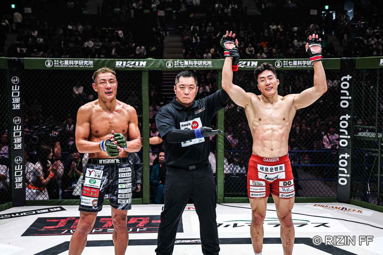 画像: RIZIN LANDMARK 12 in KOBE 第3試合／キ・ウォンビン vs. キャプテン☆アフリカ jp.rizinff.com