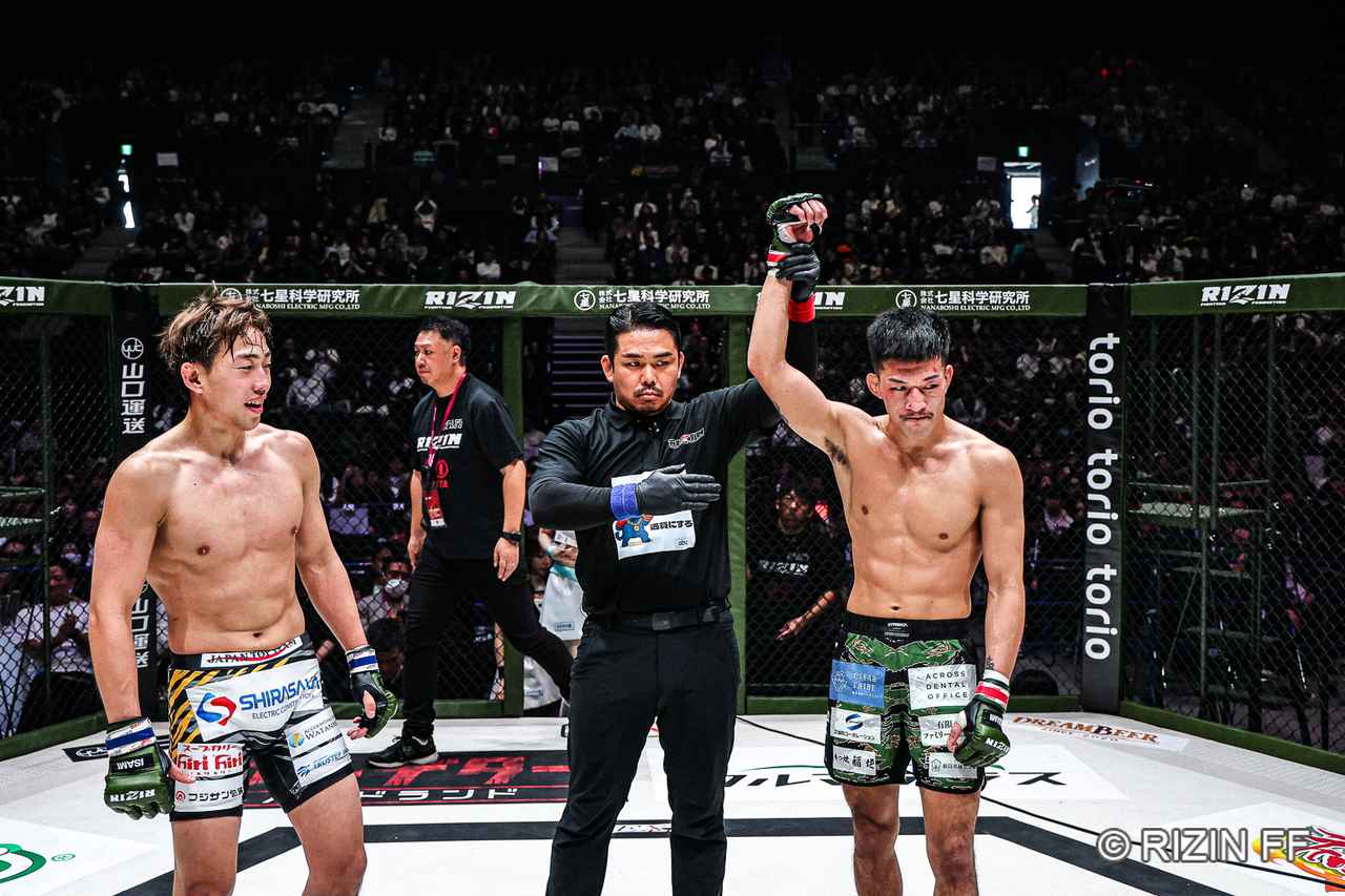 画像: RIZIN LANDMARK 12 in KOBE 第4試合／鹿志村仁之介 vs. 安井飛馬 jp.rizinff.com
