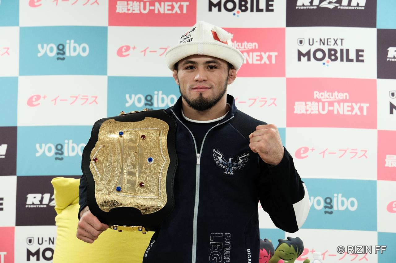 画像1: ラジャブアリ・シェイドゥラエフ「どういう相手と組んでくれてもそのオファーを喜んで受けて対戦します」