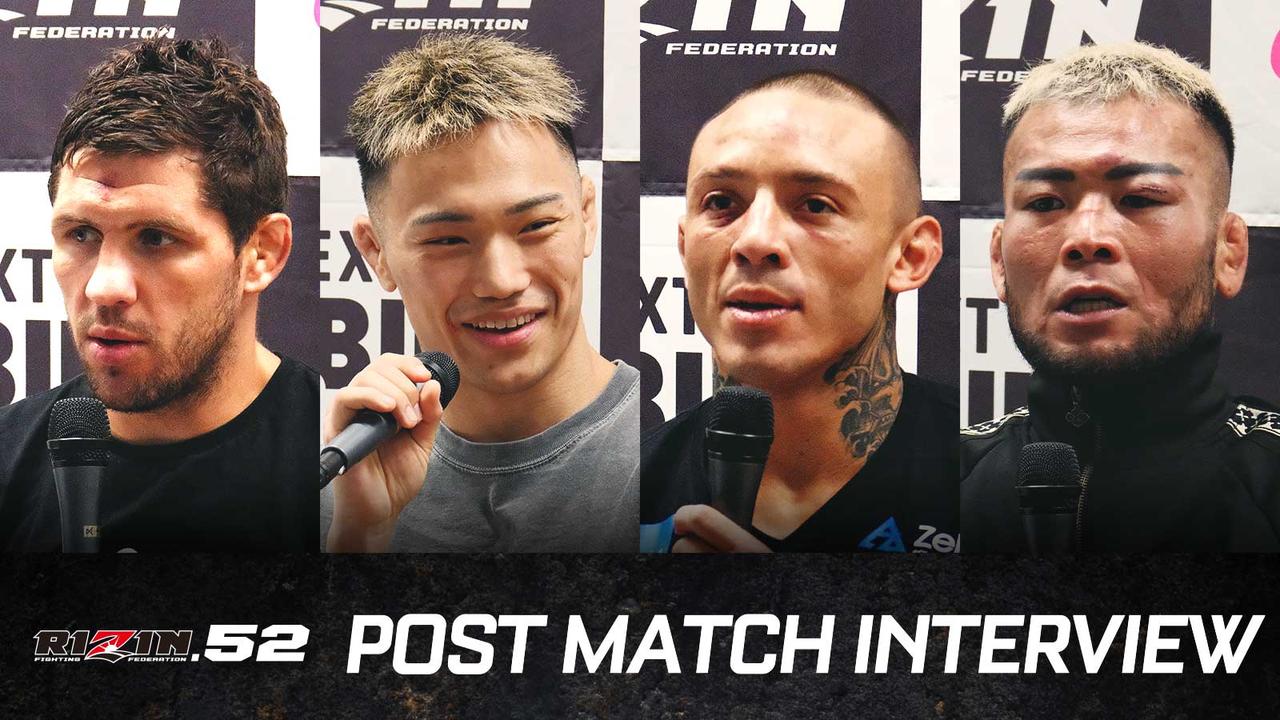 画像: グスタボ、高木、コレスニック、武田 RIZIN.52 試合後インタビュー vol.3 - RIZIN FIGHTING FEDERATION オフィシャルサイト