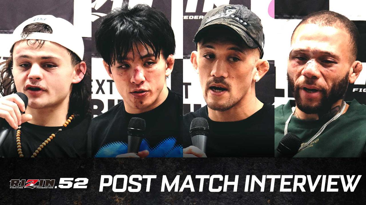 画像: 将光、スウィーニー、ララミー、征矢貴、他 RIZIN.52 試合後インタビュー vol.5 - RIZIN FIGHTING FEDERATION オフィシャルサイト