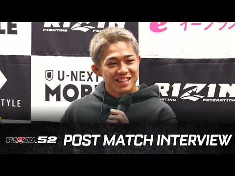 画像: 秋元強真 試合後インタビュー / RIZIN.52 youtu.be