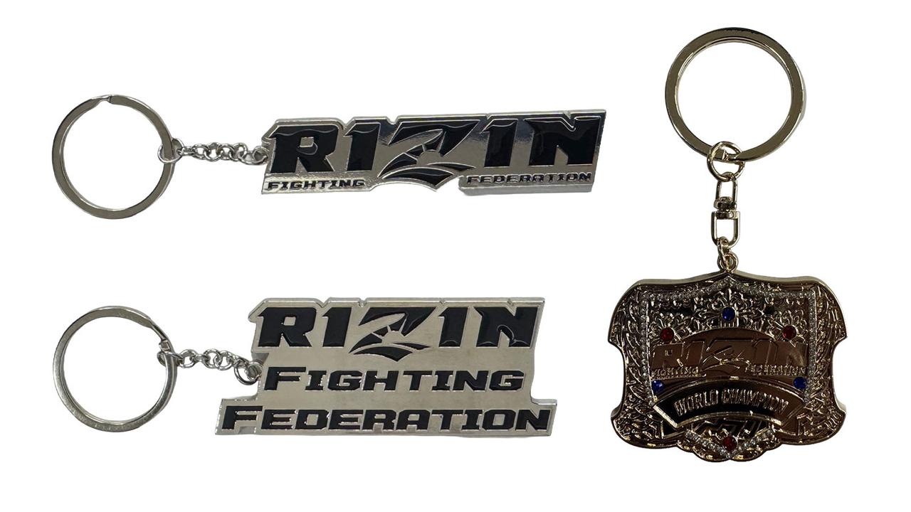 画像: メタルキーホルダー／チャンピオンベルトキーホルダー