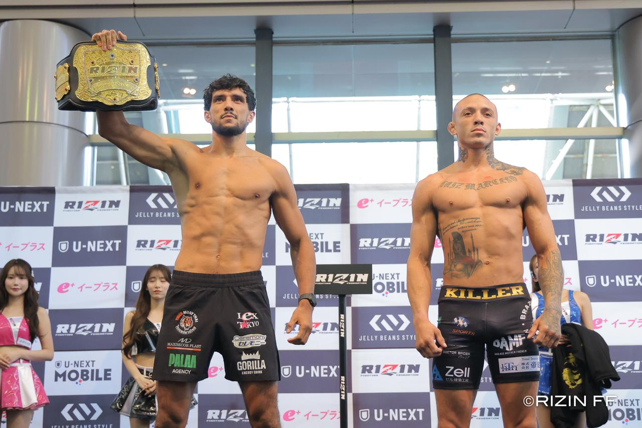 画像 : 2番目の画像 - 第11試合／ライト級タイトルマッチ イルホム・ノジモフ vs. ルイス・グスタボ - RIZIN FIGHTING FEDERATION オフィシャルサイト