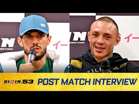 画像: イルホム・ノジモフ vs. ルイス・グスタボ　試合後インタビュー / RIZIN.53 youtu.be