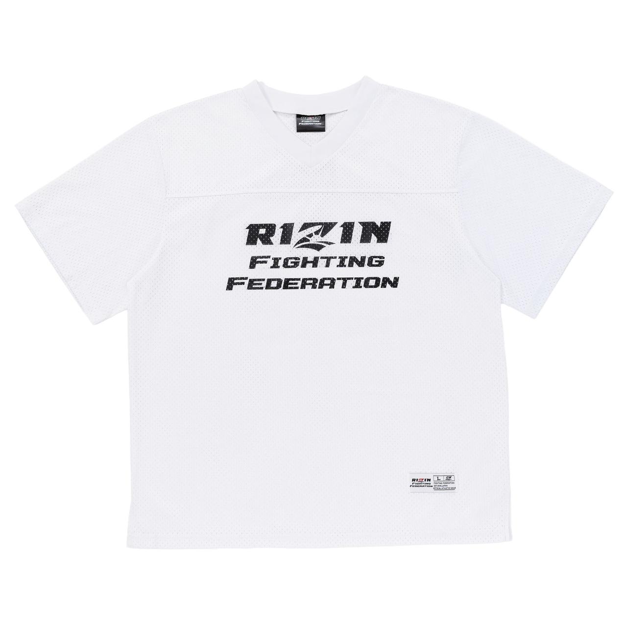 画像1: RIZIN メッシュ シャツ WHT shop.rizinff.com
