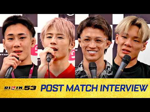 画像: RIZIN.53 試合後インタビューまとめ1 youtu.be