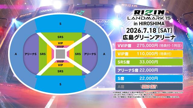 abc presents RIZIN LANDMARK 15 in HIROSHIMA 大会情報／チケット