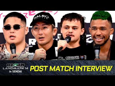 画像: RIZIN LANDMARK 14 in SENDAI 試合後インタビューまとめPart2 youtu.be