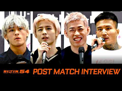 画像: RIZIN.54 試合後インタビューまとめ1 youtu.be