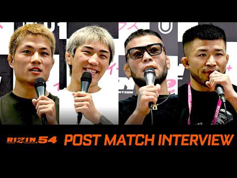 画像: RIZIN.54 試合後インタビューまとめ2 youtu.be