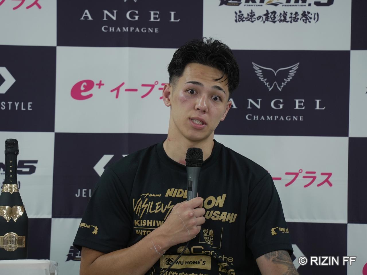 画像1: 宇佐美秀メイソン「打ち合うつもりだったのに、サークリングをしてきてフラストレーションが溜まった」