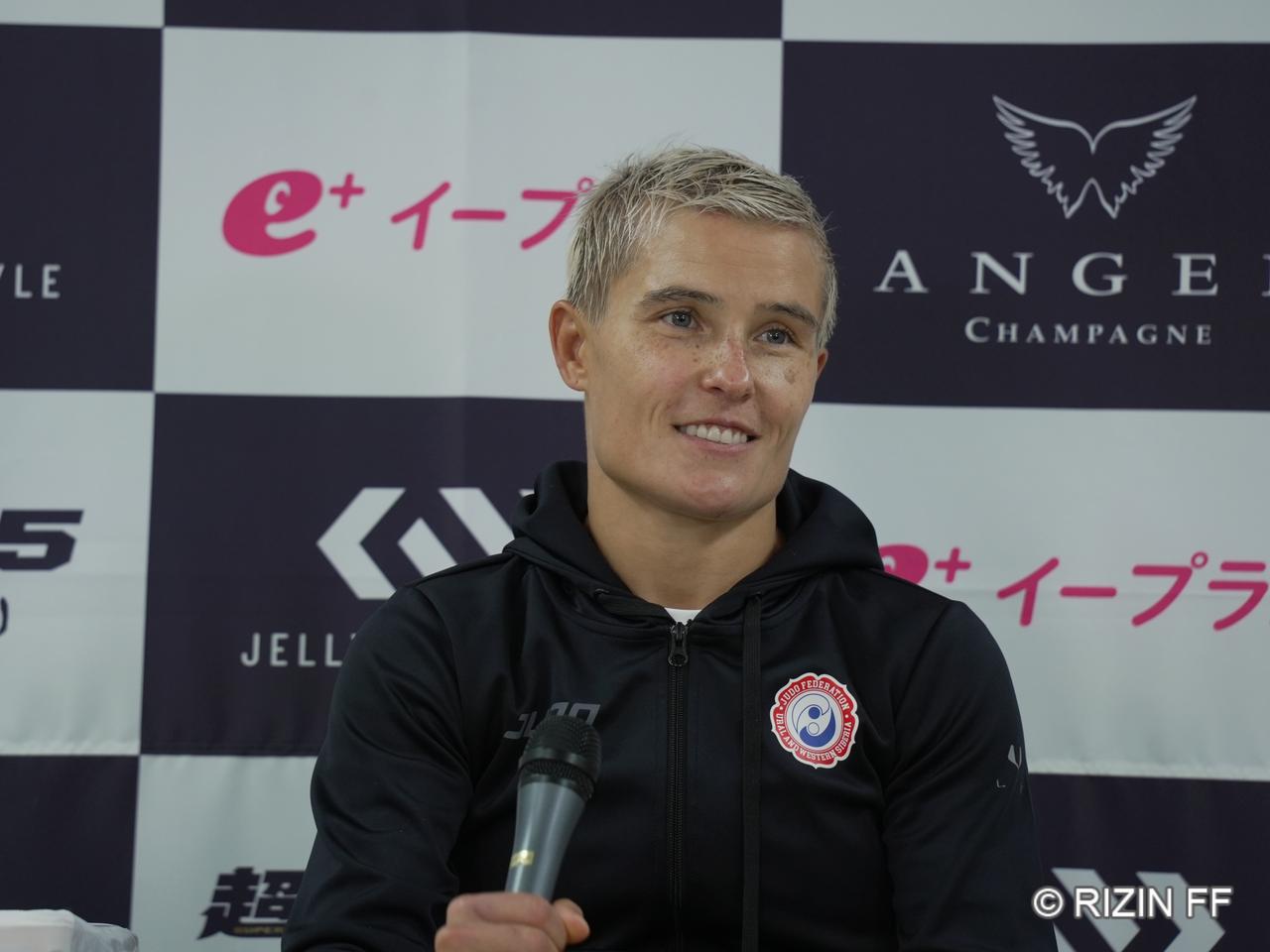 画像2: ナターシャ・クジュティナ「どんな相手だろうがやりあえる自信がある。伊澤星花選手であろうと」