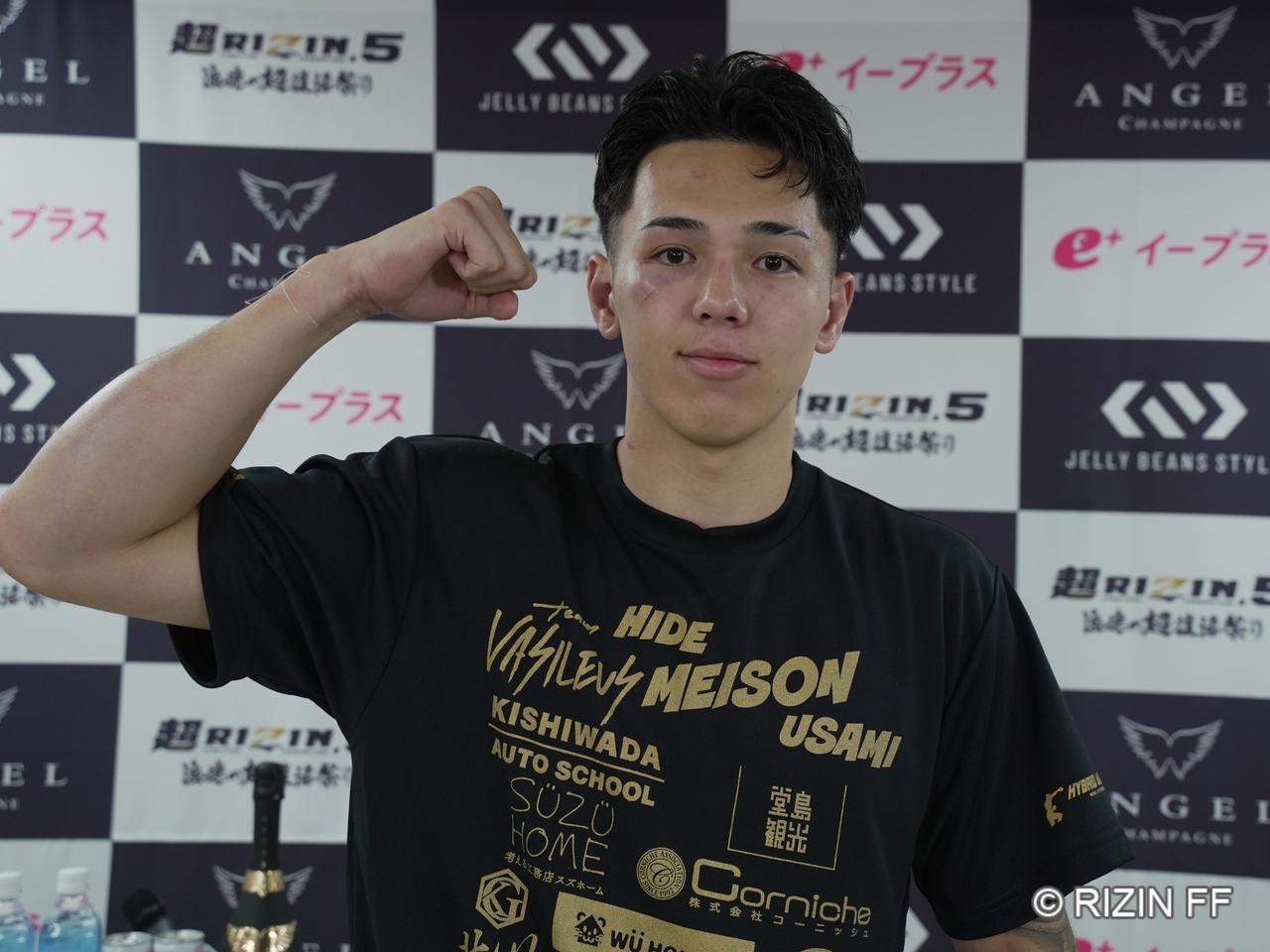 画像3: 宇佐美秀メイソン「打ち合うつもりだったのに、サークリングをしてきてフラストレーションが溜まった」
