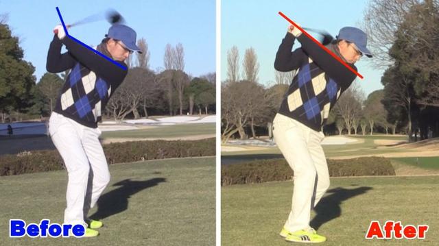 画像: POINT2 トップでは左手の甲と腕を一直線上に