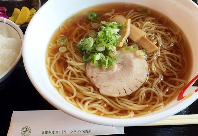画像: 王道の醤油ラーメンを男子プロ開幕コースで食べよう!東建多度CC・名古屋
