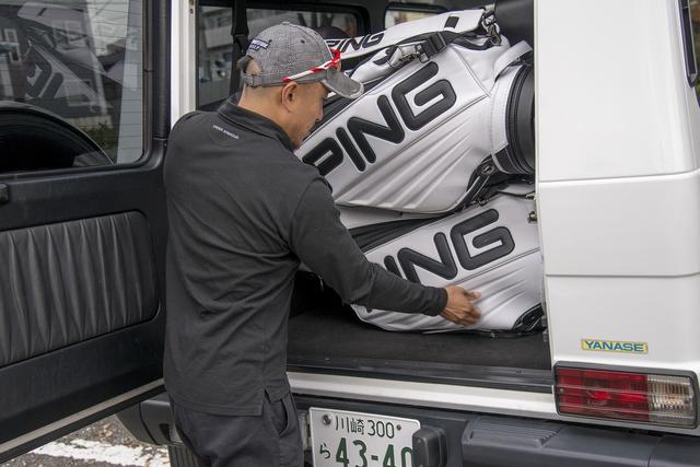 画像: 積み方①荷室に横積み