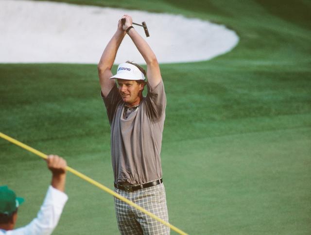 画像: 1988年マスターズに勝ったサンディ・ライル。スコットランド勢、初の王者となった