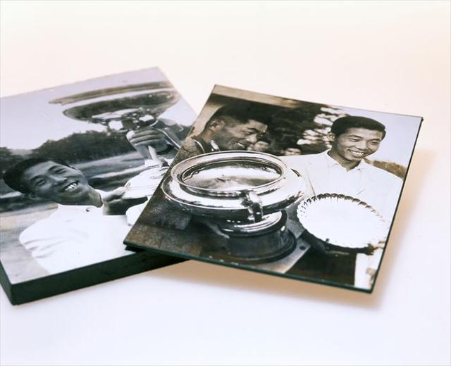画像: 1965年に日本オープンにてローエストアマに輝いた時の写真。右写真の左は優勝者の橘田規プロ。中部銀次郎は翌年、同タイトルを獲ることになる