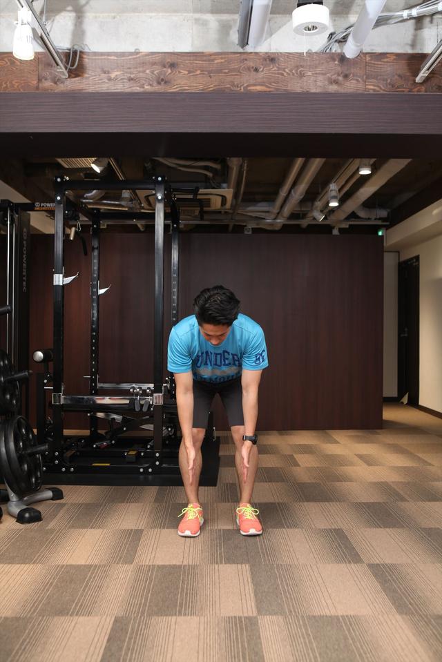 画像: 足の幅は変えない