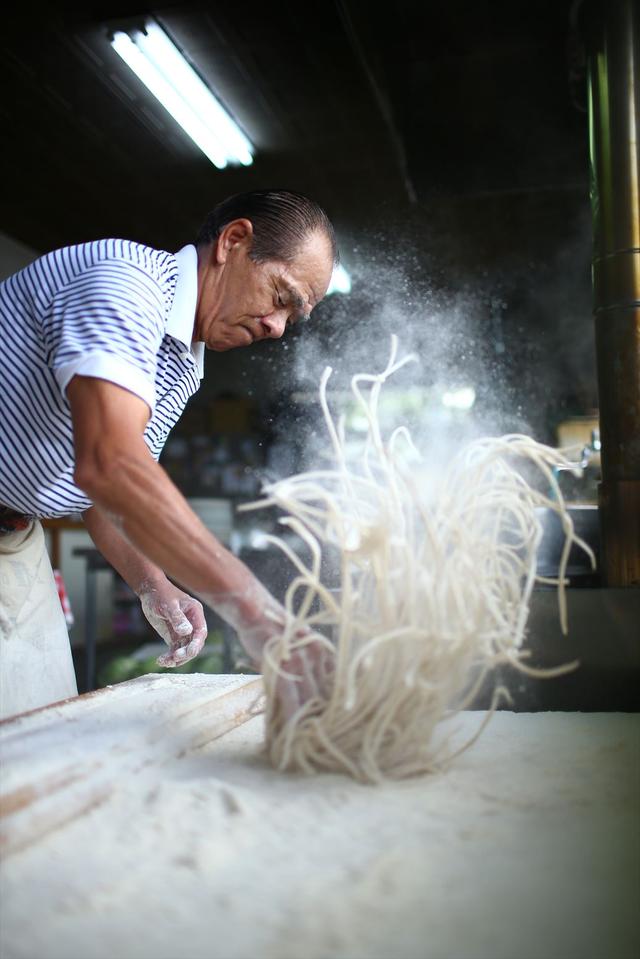 画像: 毎日打ち立てのうどんを食べられる