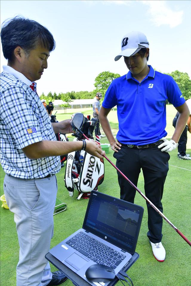 画像: 今季からBSと契約したルーキーの長谷川祥平君もテストしていました