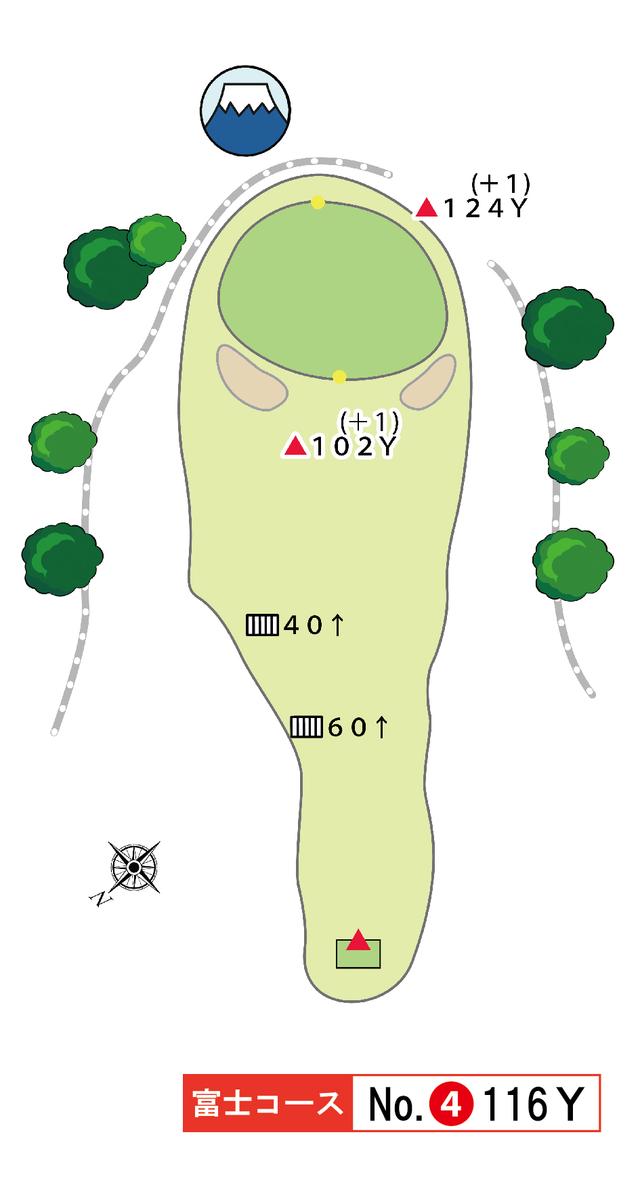 画像: 富士コース 4番 116Y