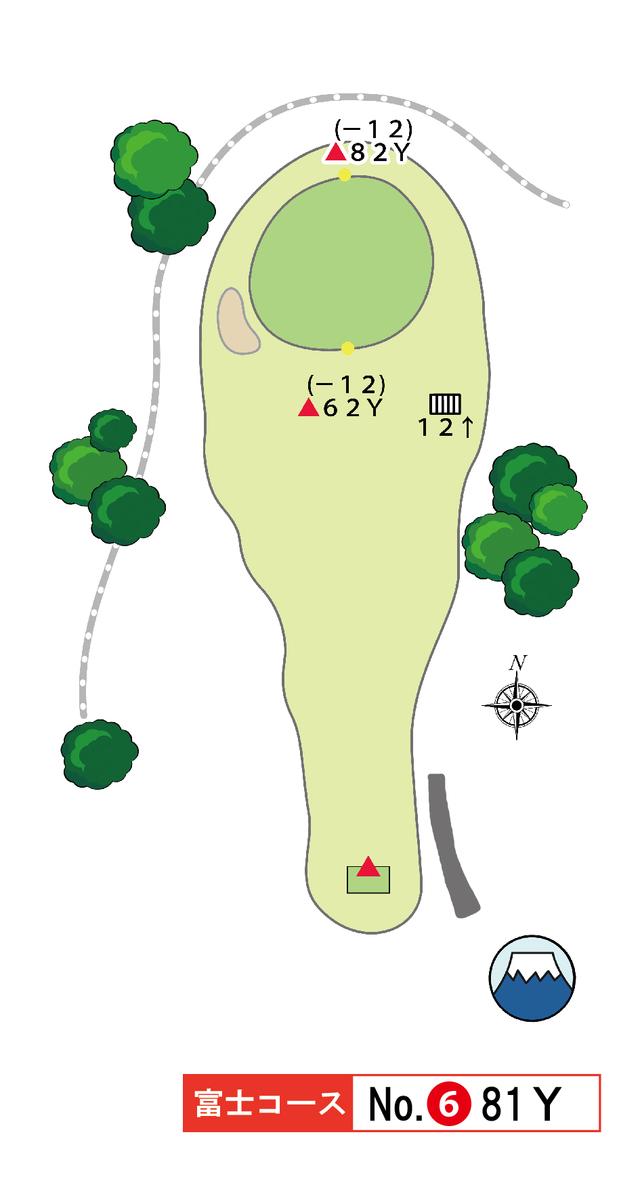 画像: 富士コース 6番 81Y