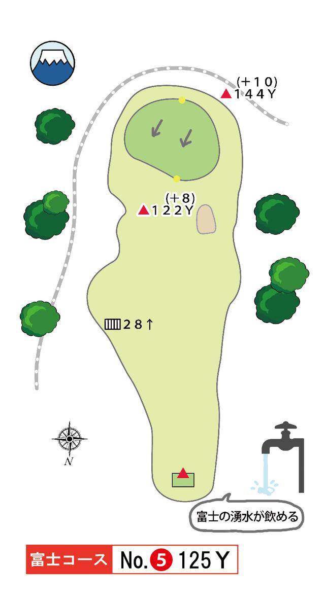 画像: 富士コース 5番 125Y