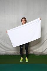画像: バスタオルを使って、″伸ばして″″止めて″乳酸をとる