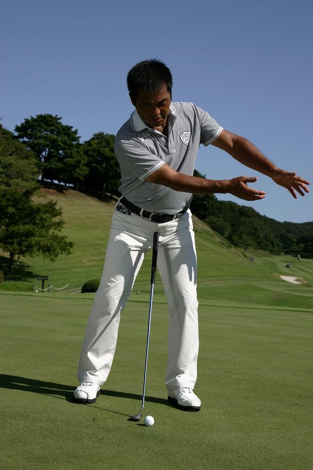 画像: 頭は残して腕を振る