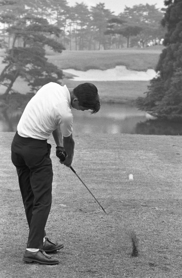 画像: 1965年全日本アマ選手権にて撮影。当時、中部は24歳