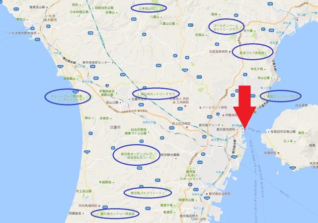 画像: 赤い矢印が花火の打ち上げ場所