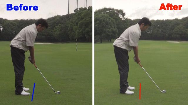 画像2: POINT1 ミスショットの原因はアドレスの向きをチェック