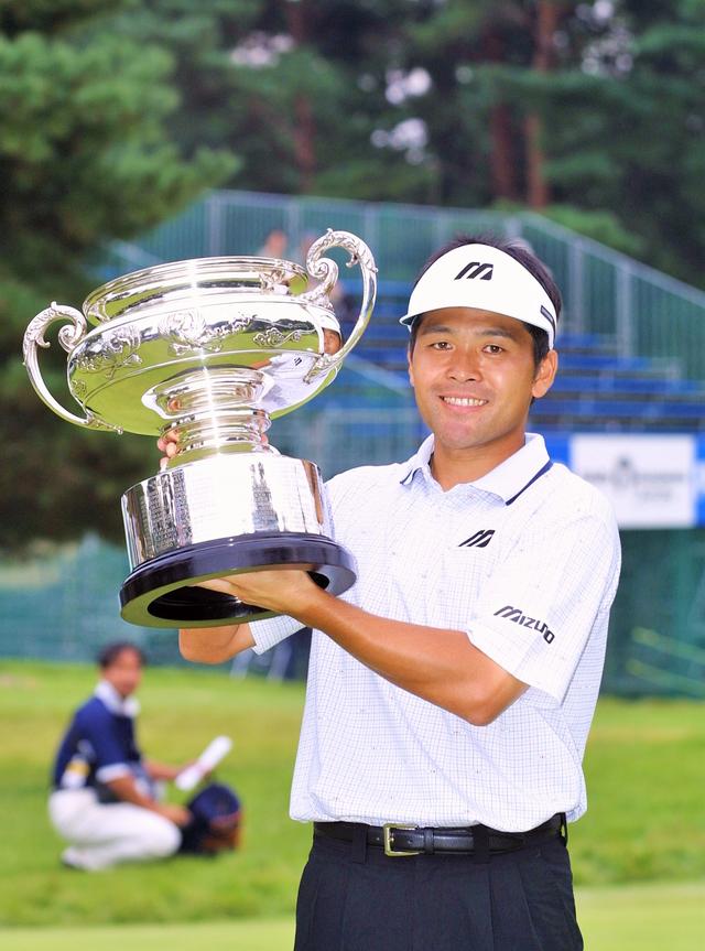 画像: 2001年日本オープン選手権で国内メジャーを初めて制覇したとき