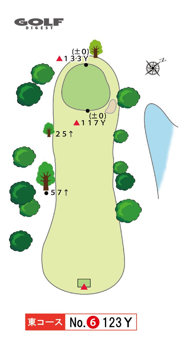 画像2: 東コース 6番 123Y