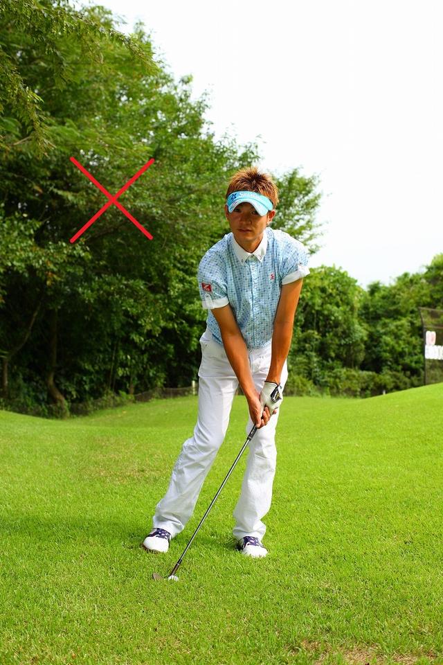 画像2: グリーン奥はザックリの名所!体の回転でボールを飛ばそう
