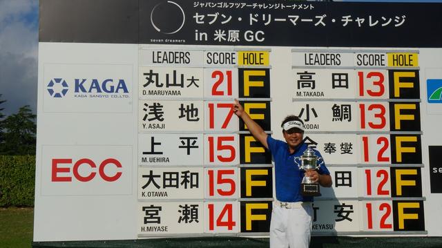 画像1: 【勝利の裏側】”ストレス解消”で丸山大輔がチャレンジツアーで圧勝!