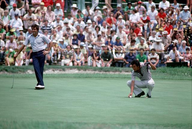 画像: 1981年全米オープン 青木功と同組のバレステロス