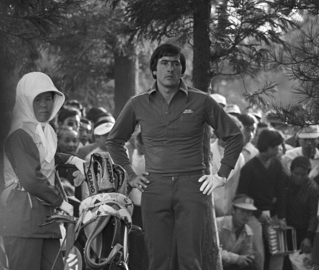 画像: 1977年日本オープンでのバレステロス