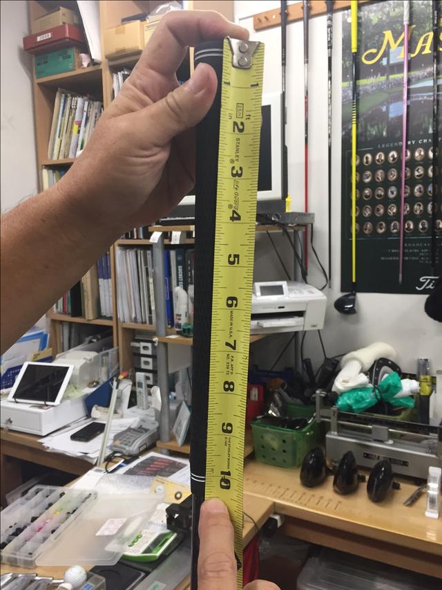 画像: グリップの長さ・重さを測っておこう