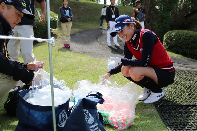 画像1: 幸せの黄色いティ?江澤亜弥の勝負色!