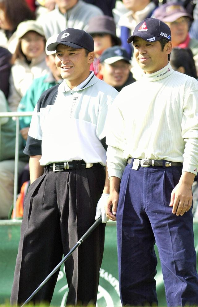 画像: 2001年 EMCワールドカップでの丸山(左)と伊澤(右)。翌年同じペアで優勝を果たす